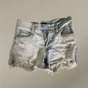 vintage high rise distressed cut offs aeropostale